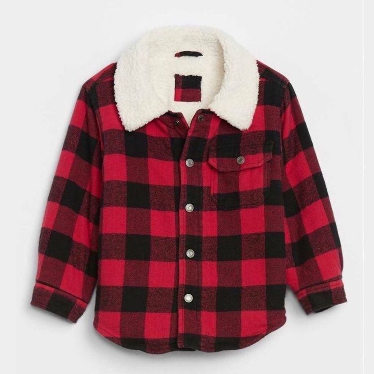 KODE C44O Jacket Hoodie Parka Sherpa Anak Bayi Balita Toddler brand Old Navy