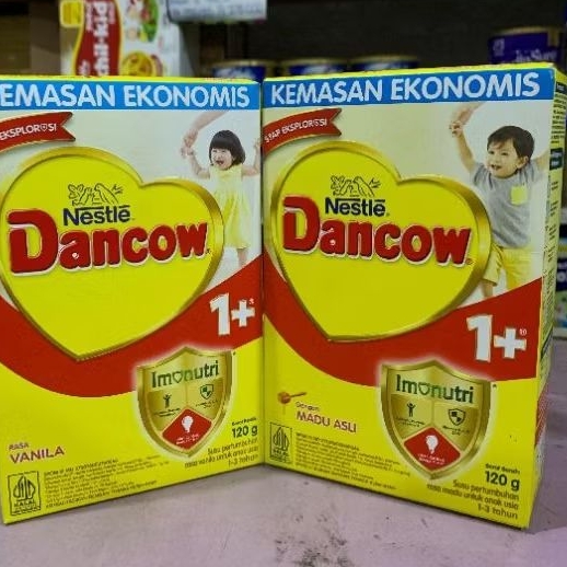 

dancow 1+ 120gr madu/ vanila