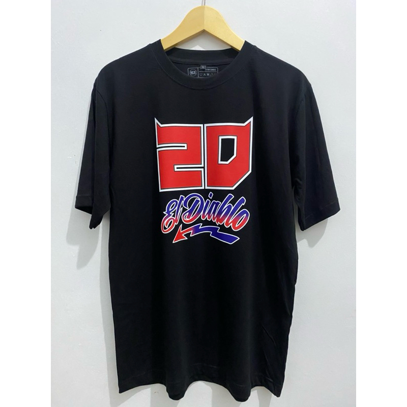 kaos fabio quartararo 20 motogp mandalika sirkuit