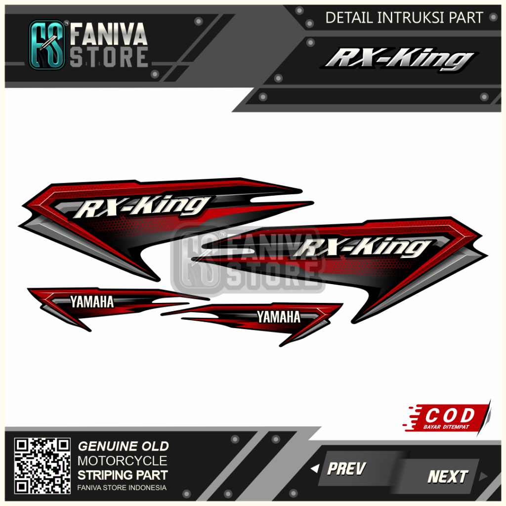 STRIPING RX KING / STRIPING RX / VARIASI RX KING