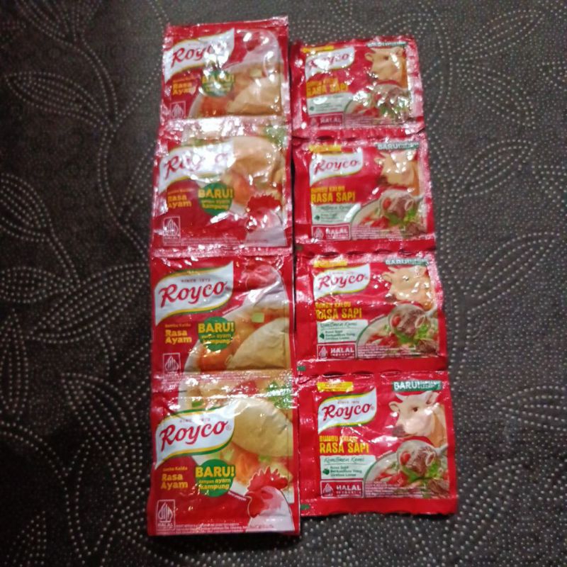 

Royco bumbu kaldu/penyedap masakan 12 sacet* 8 gr