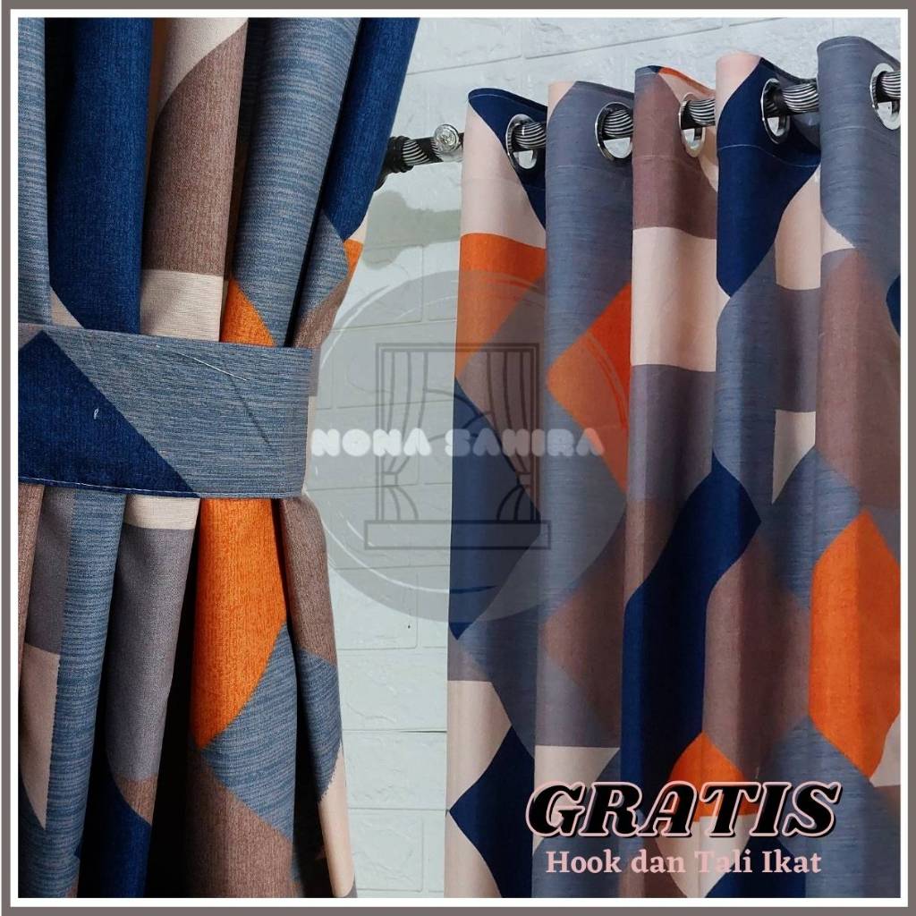 GORDEN PINTU JENDELA POLOS EMBOS SMOKRING 10 HOMEMADE / KAIN PINTU GORDEN