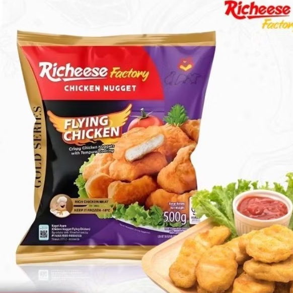 

Richeese nugget flying chicken 500 gr