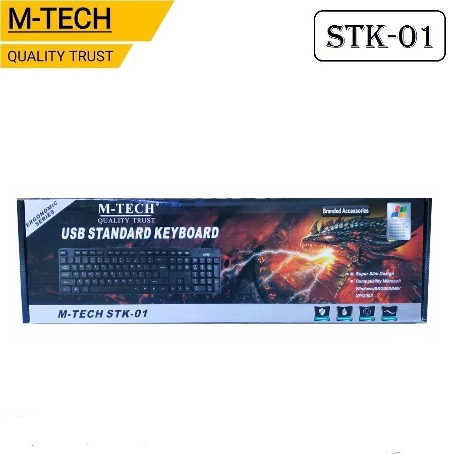 USB Keyboard Eksternal PC Komputer Laptop
