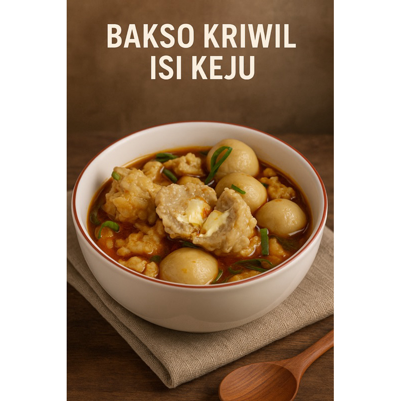 

BAKSO KRIWIL CANDU isi KEJU