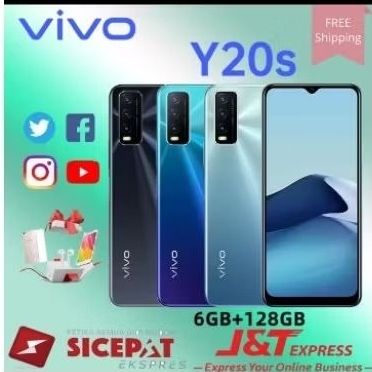 VIVO Y20s G Ram 8/256GB Smartphone LET 6.51 inches Dual SIM 13MP+8...