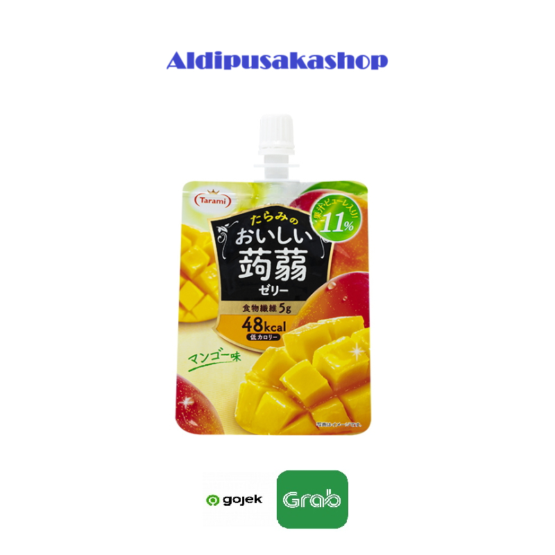 

Tarami Oishi Konjac Jelly Mango 150g - Jelly Rasa Mangga Made In Korea