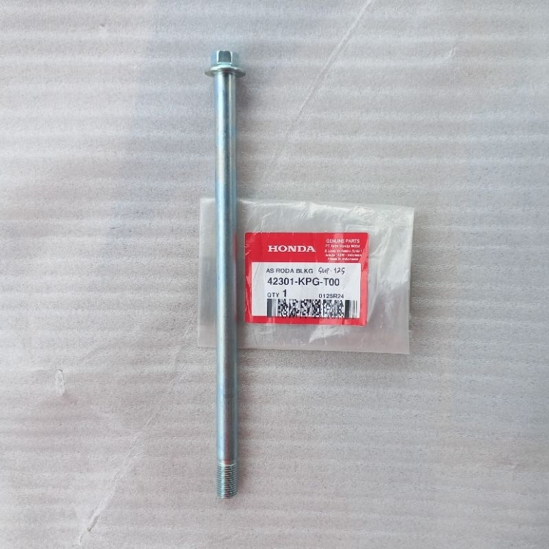 As Roda Belakang Supra X 125 Injeksi / As Belakang Supra Helm In / Axle Rear Swingarm Supra