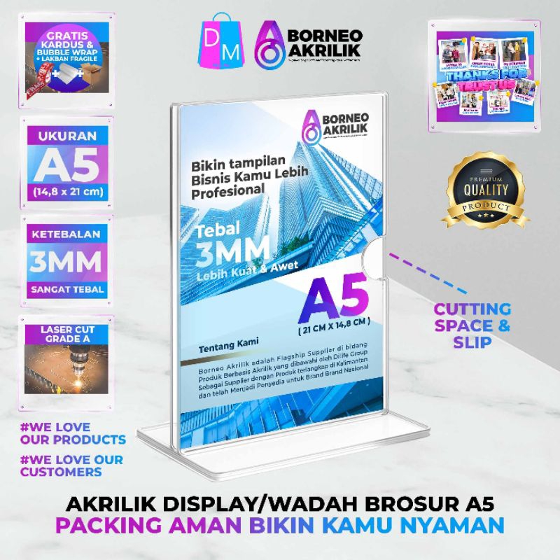 

Akrilik Stand A5 3mm Akrilik Wadah Brosur Perlengkapan Usaha Tent Holder Stand Makanan Lifehause Indonesia Dilemashop Indonesia Borneo Akrilik Perlengkapan Kantor