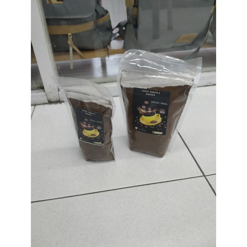 

Kopi Bubuk Robusta Olahan 1/2 kg