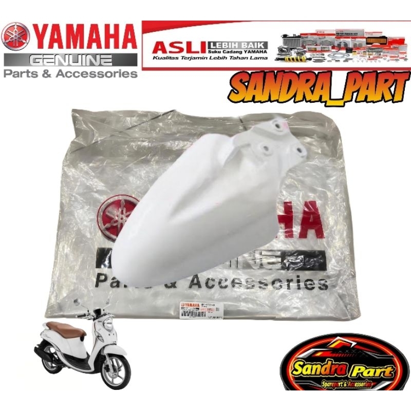 SPAKBOR DEPAN FINO FI 125 PUTIH ORIGINAL YAMAHA BJ8-F1511-00-PE