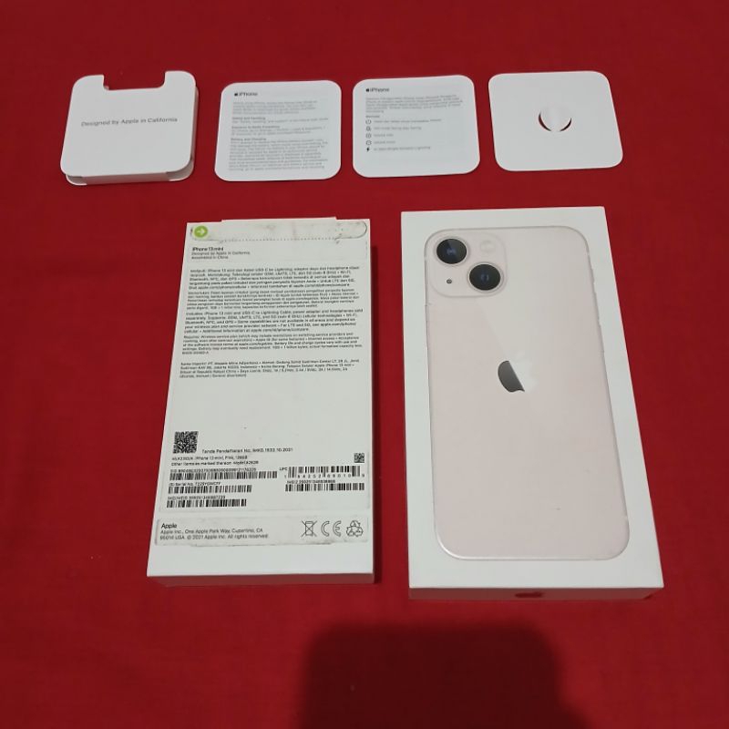 dus box iphone 13 mini pink ori copotan asli digimap