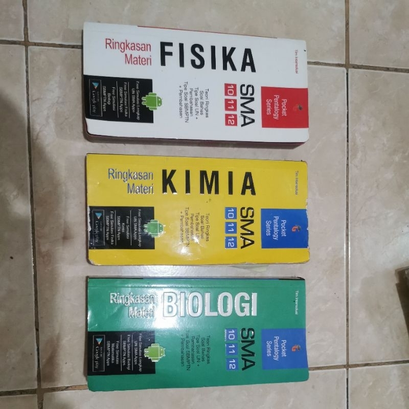 Ringkasan Materi Fisika Kimia Biologi kelas 10-12