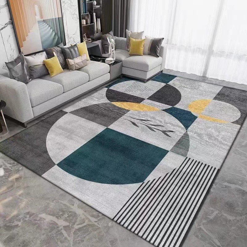 Malaysia Motif Karpet Gaya Muslim Ukuran150x200cm Karpet Ruang Tamu Diperbesar dan Ditebal Karpet