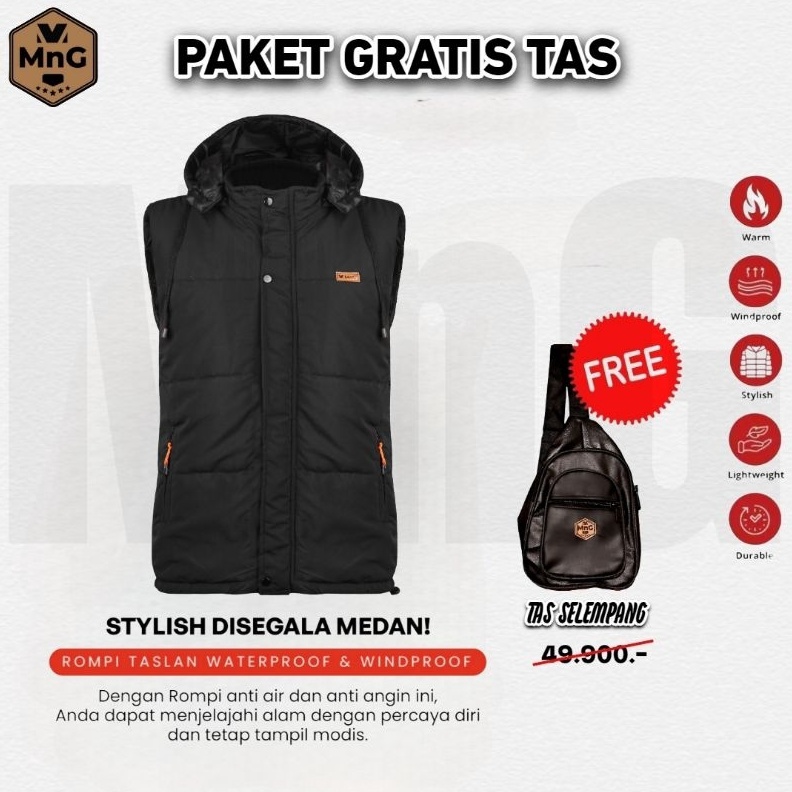 KODE Y26A Rompi Motor Anti Angin MnG Bahan Tebal Anti Air Stylish Kekinian Terlaris By Mikaila Offic