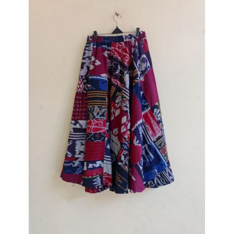 rok Patchwork tenun