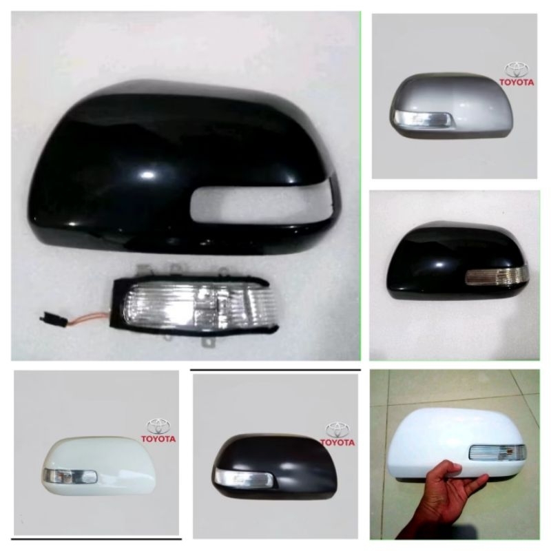 Cover spion plus lampu sein spion Toyota Hilux Vigo Hilux double cabin 2012 2013 2014 2015