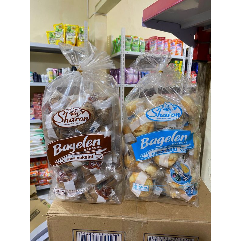 

Bagelen sharon original | cokelat | keju | durian 300gr isi 30pcs