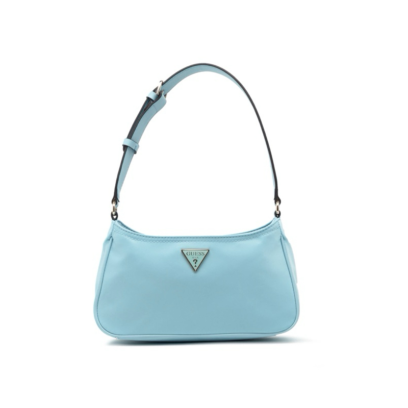 shoulder bag guess blue / tas hobo guess biru muda polos