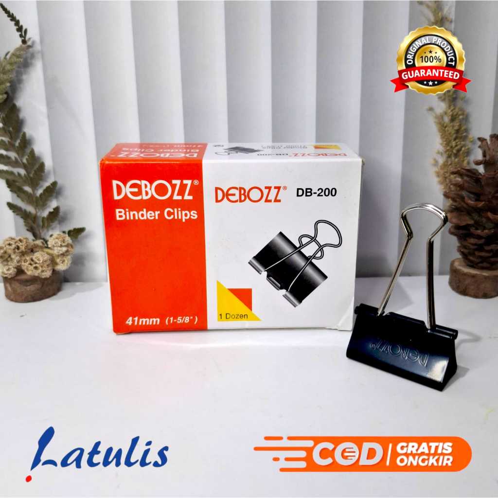 

Binder Clip / Penjepit Kertas / Clip Double Debozz DB 200
