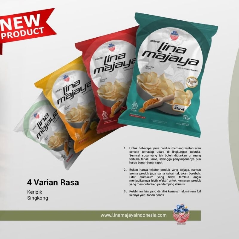 

KERIPIK SINGKONG/CASSAVA CHIPS PECEL LINAMAJAYA