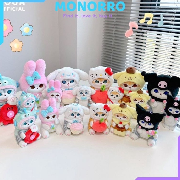 KODE E5E Ganci Boneka Sanrio x Mofusand Boneka Mofusand Gantungan Tas Sanrio Mofusand