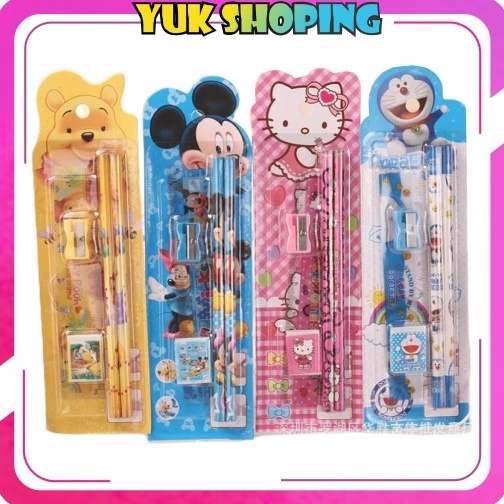 

Disc YUKSHOPING SET ALAT TULIS SEKOLAH 5 in 1 KARAKTER LUCU MINI STATIONERY S4