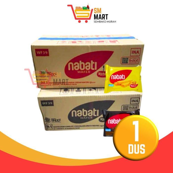 

Kuliner.Kita [1 Dus 60 Pcs] Wafer Nabati 2000 Nabati Keju Coklat Nabati 39 Gram