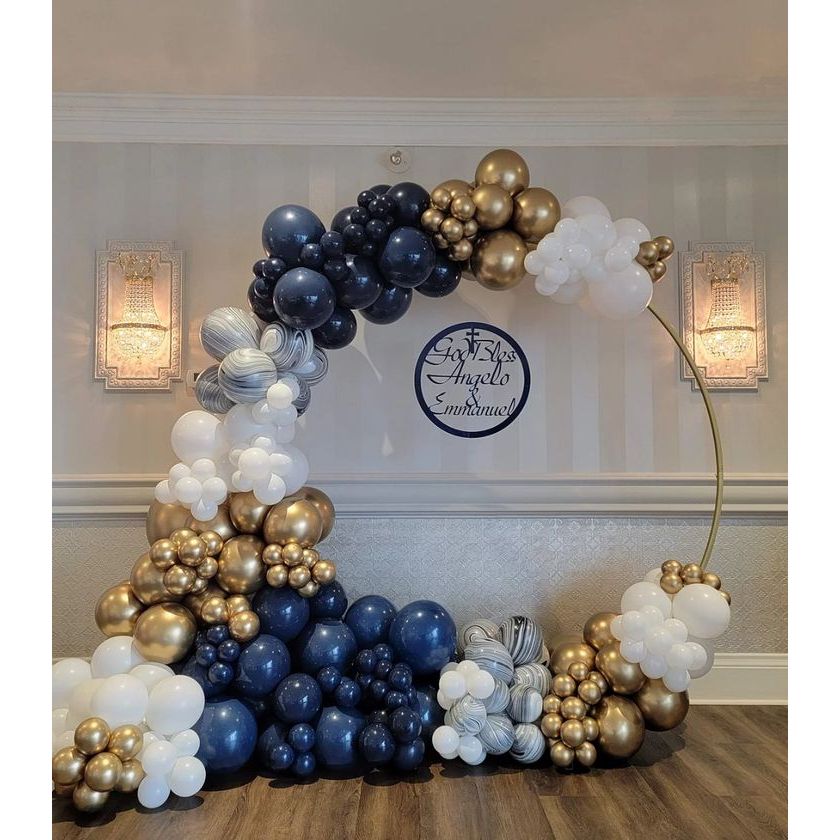 Dekorasi balon ring lingkaran ulang tahun