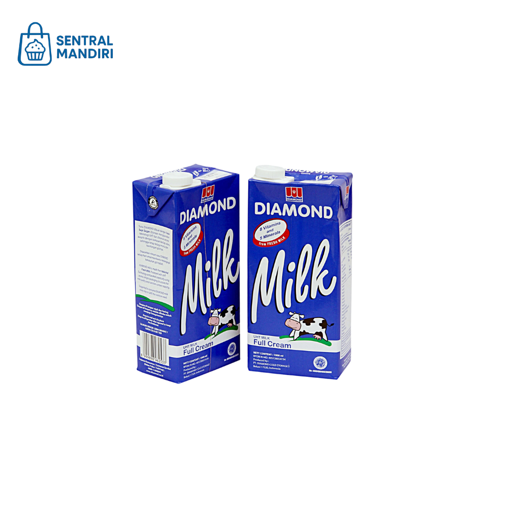

Diamond Milk Susu UHT Full Cream 1Ltr