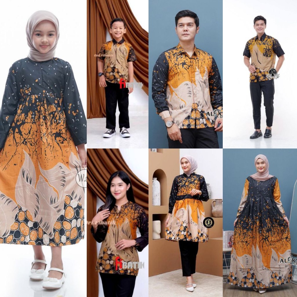 batik couple tunik blus kemeja terlengkap ayah anak ibu