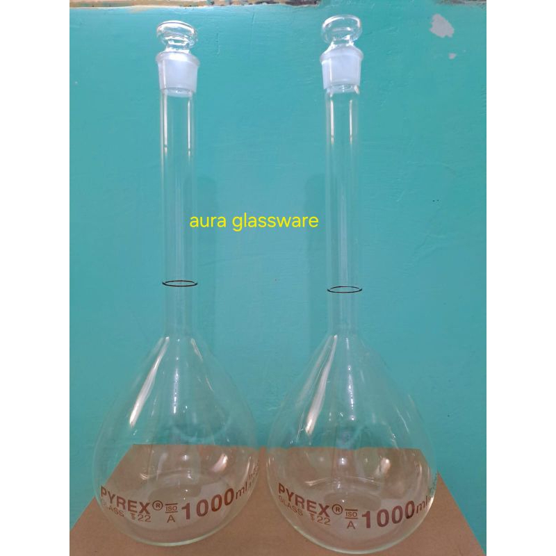 labu ukur 1000ml merk pyrex