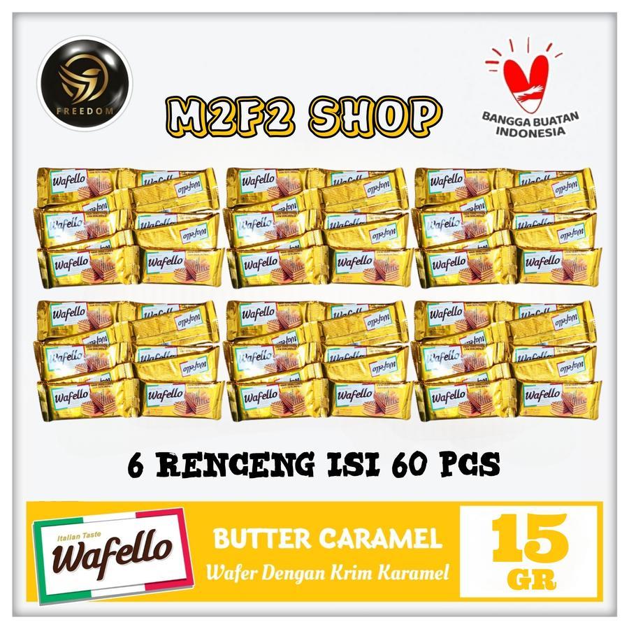 

Roma Wafer Wafello Butter Caramel | Krim Karamel - 15 gr (Kemasan 6 Renceng)