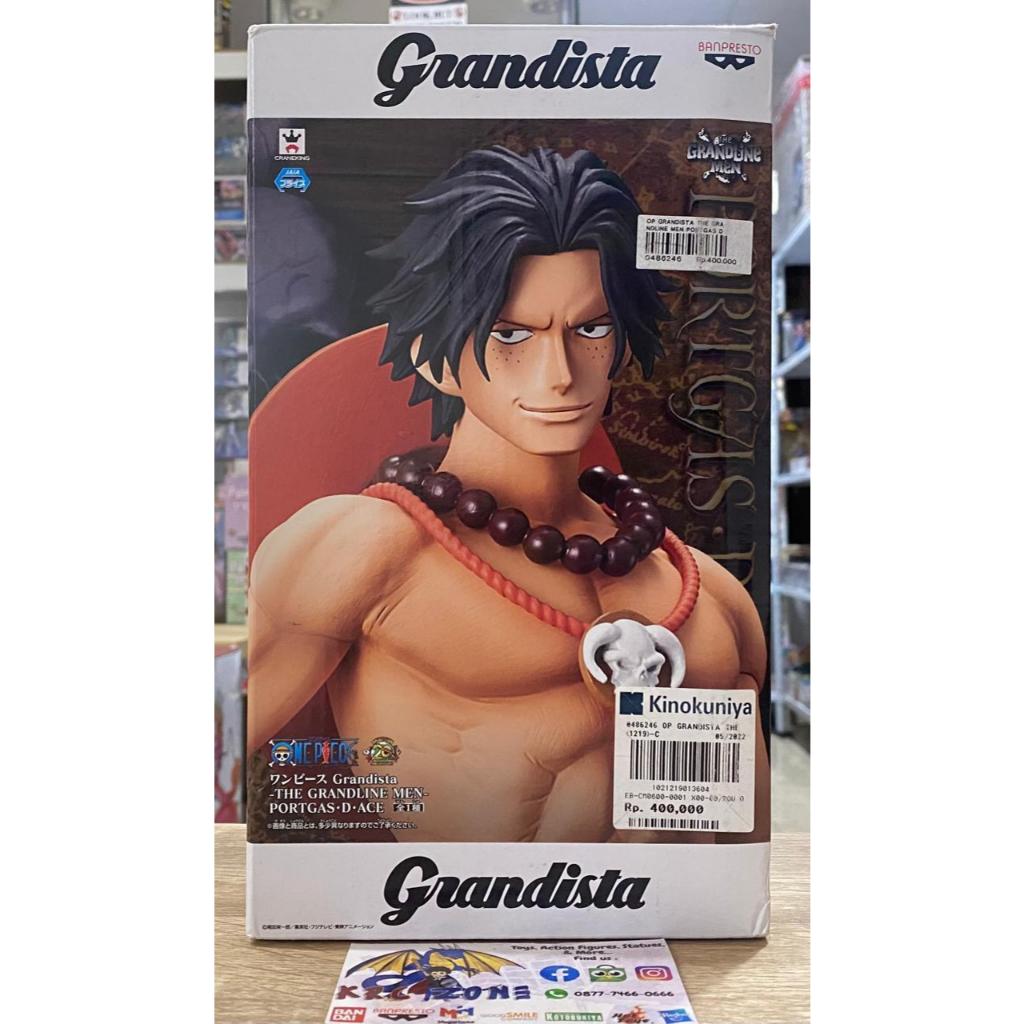 BANDAI BANPRESTO ONE PECE GRANDISTA PORTGAS D. ACE BROTHER OF LUFFY SABO