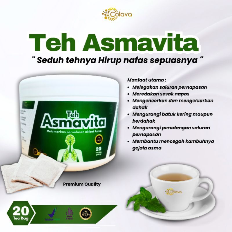 

Colava Asmavita teh herbal untuk Asma sesak nafas