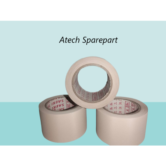 Saeki Merk Duct Tape NON-Adhesive/Isolasi Pipa AC/Lakban AC 45mmx20m (Tidak Lengket/NON LEM)