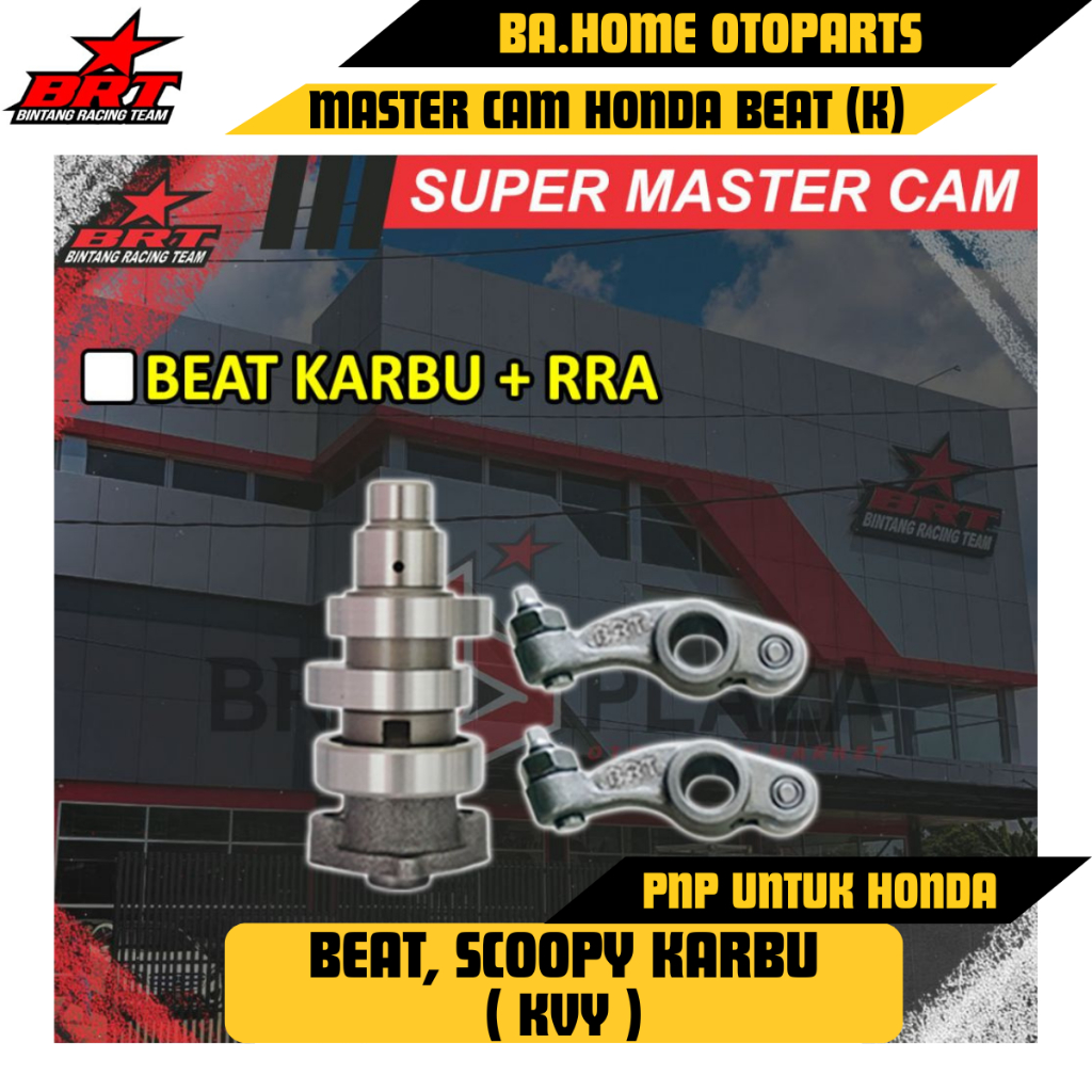 Noken As BRT BEAT KARBU (KVY) Master Cam BRT S/T1/T2/R BEAT CNC GRINDING