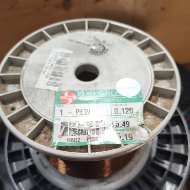 kawat email tembaga supreme 0,12