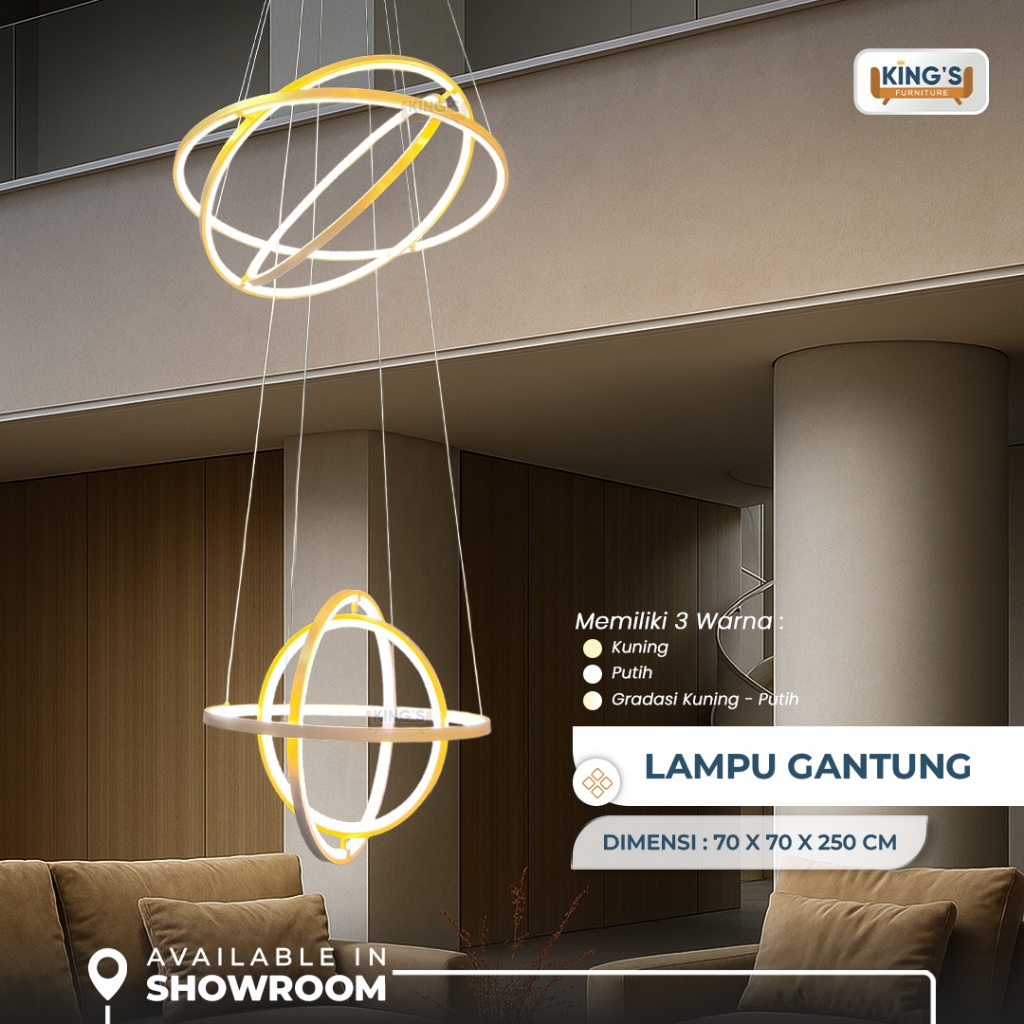KINGS FURNITURE PONTIANAK LAMPU GANTUNG MODERN CLASSIC NEW COLLOECTION- LAMPU GANTUNG AESTHETIC