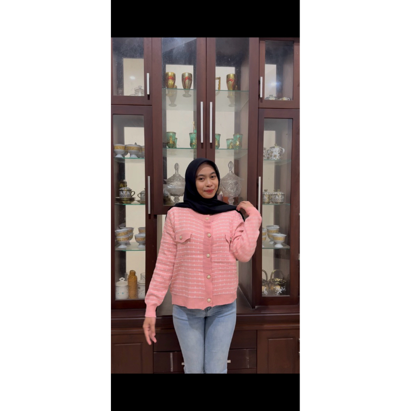 Cardigan Rajut Import Bangkok