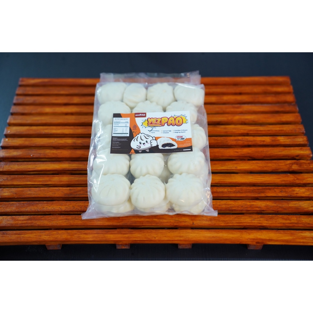 

Mini Pao Rasa Coklat Isi 31 pcs 480 gr | Bakpao Mini Coklat | Frozen Food