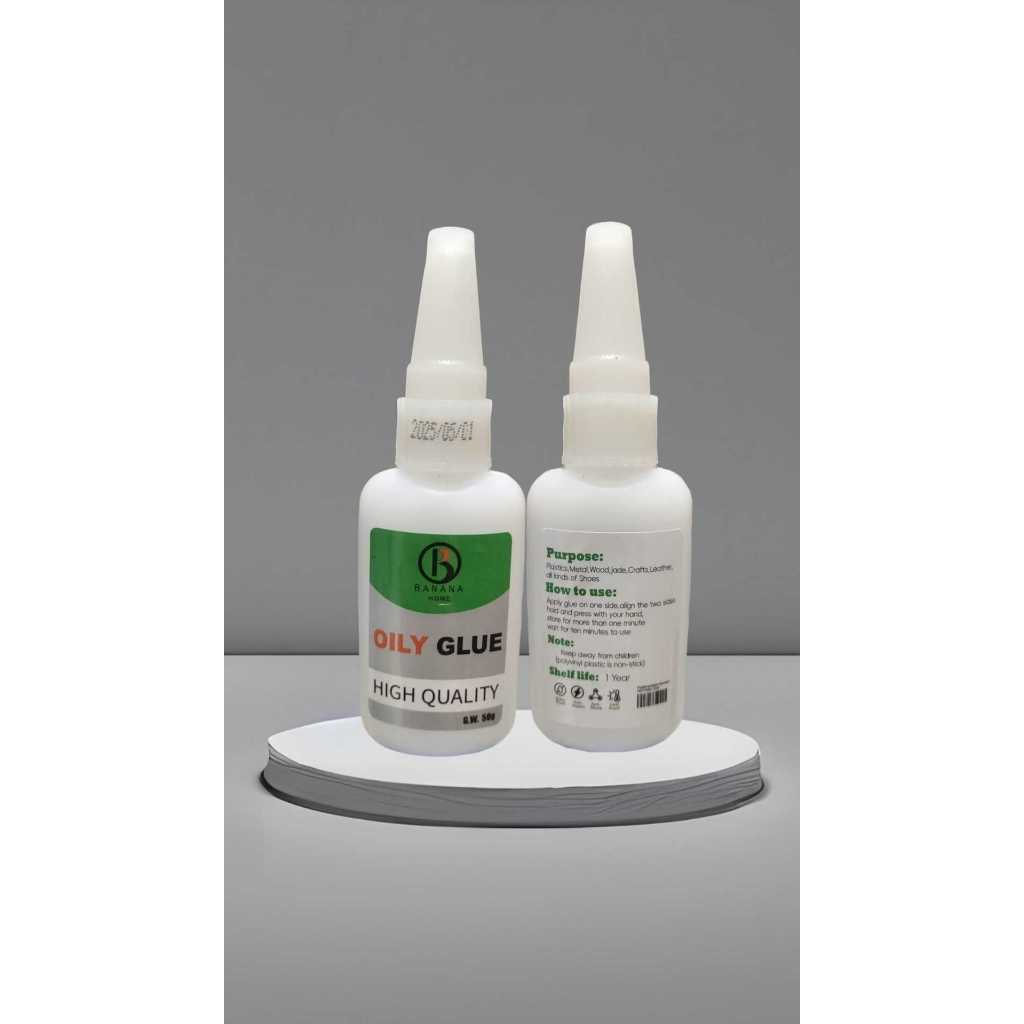 

Banana Home Oily Glue High Quality 50g / Lem Serbaguna Super Oily Glue Banana / Lem Setan / Lem Korea / Lem Super Kuat