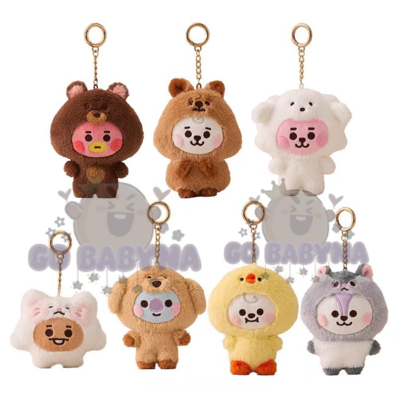Keyring Doll BT21 ANIMAL official china
