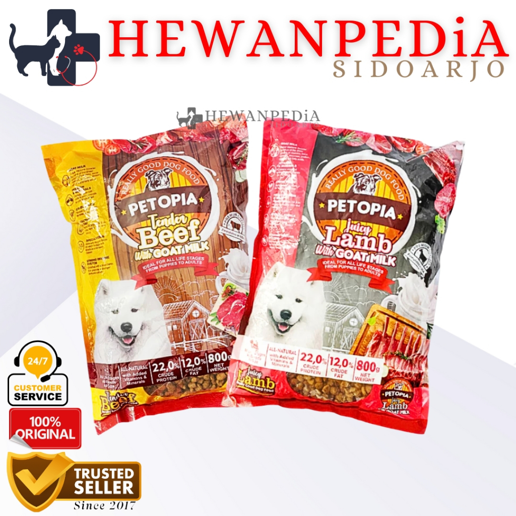 PETOPIA DRY FOOD 800GR  - Petopia Dog Food All Stage Petopia Makanan Anjing Kering