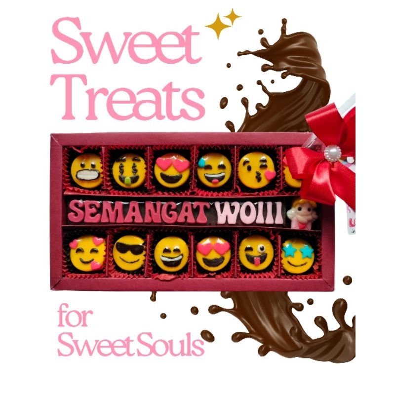 

Kado coklat karakter s18 emoji emoticon bisa request tulisan dan karakter