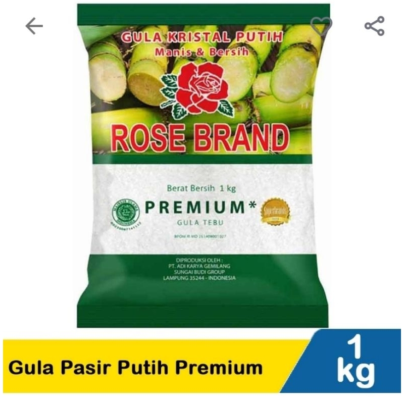 

gula pasir rosebrand