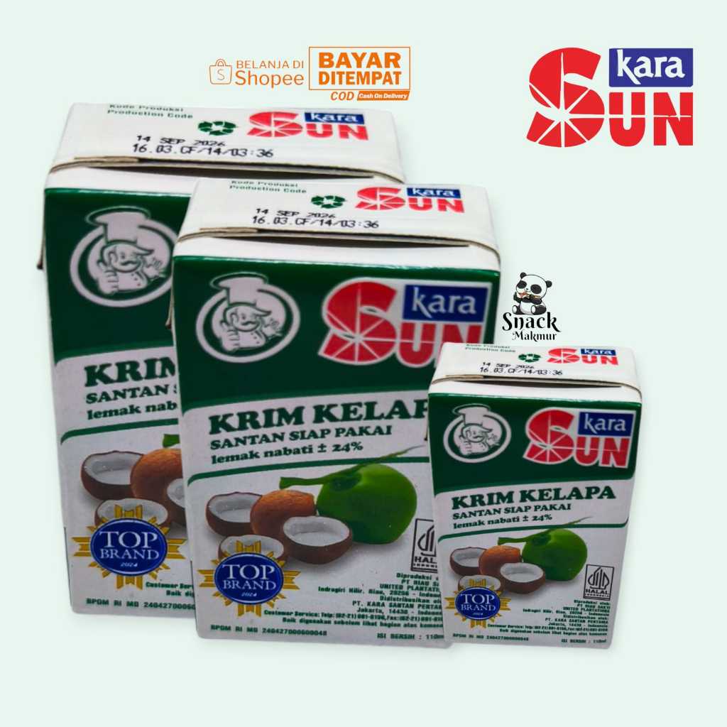 

SUNN KARA SANTAN KRIM KELAPA KOTAK 110ml HARGA PER 3 PCS