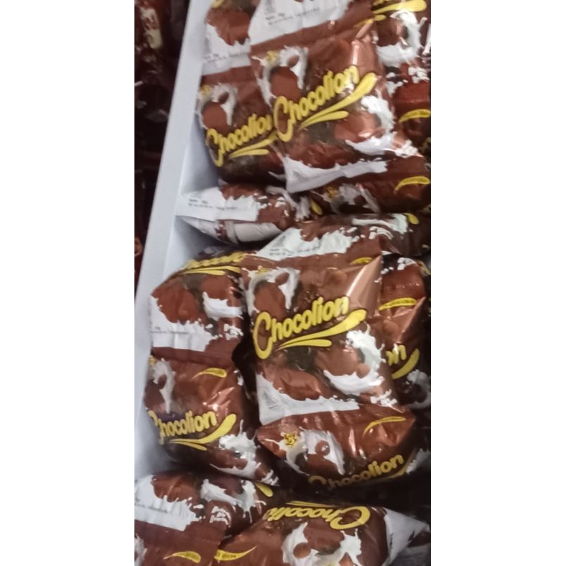

CIKI Chocolion rasa coklat, Snack berhadiah uang bila beruntung 1renceng isi 10pcs