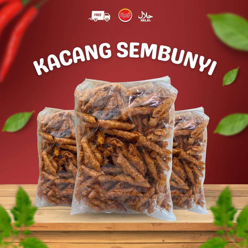 

Kacang Sembuyi,Snack Kacang Kriuk Hidden Peanuts Camilan Renyah Tahan Lama 100gr