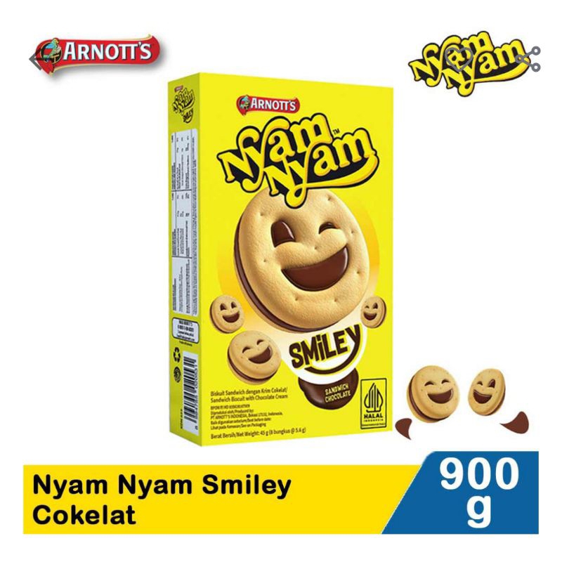 

Nyam nyam smile coklat 45G